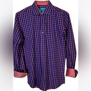 Christian Aujard Long Sleeve Button Down Dress Shirt size small